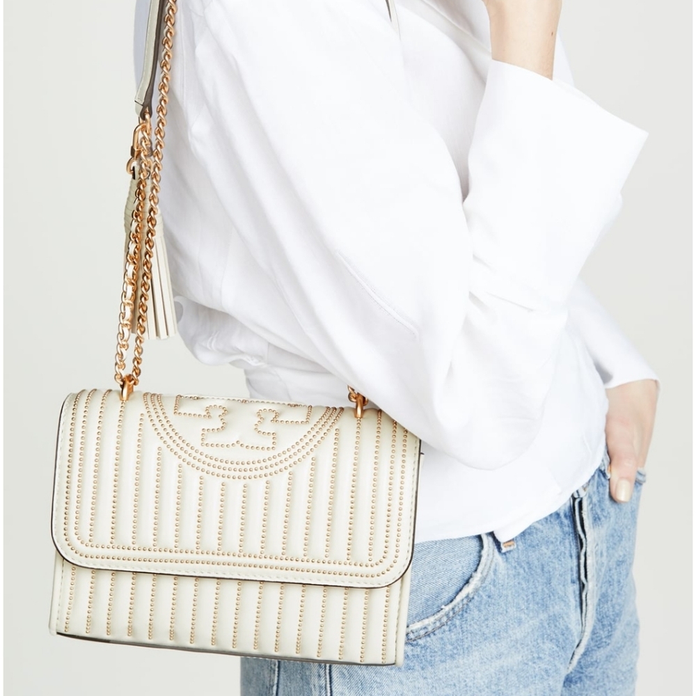 Tory Burch Fleming Mini Stud small convertible bag